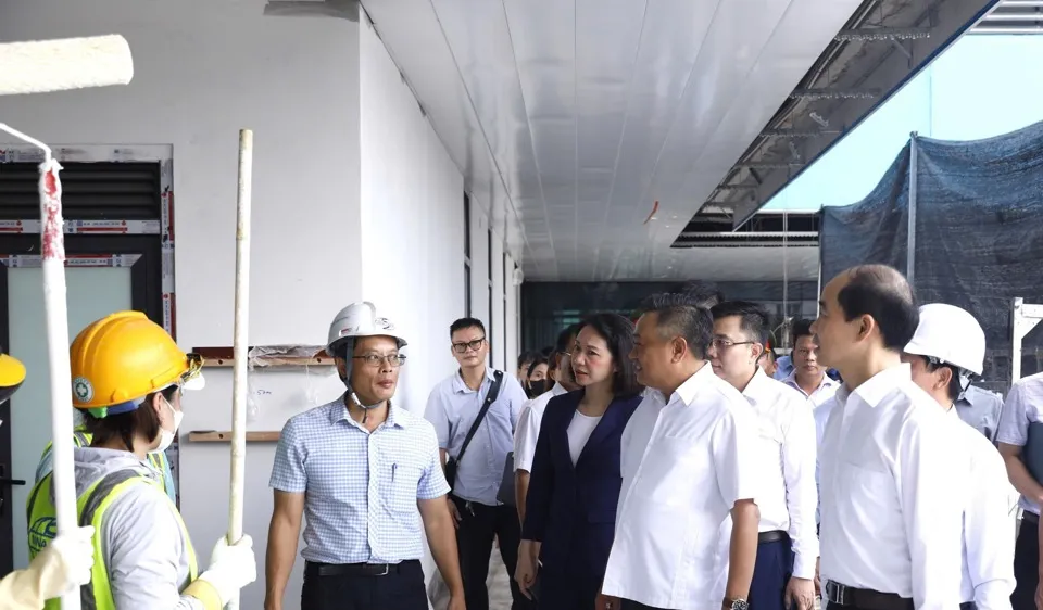 Hoàn thiện và vận hành thử nghiệm Bệnh viện Nhi Hà Nội trước ngày 15-9