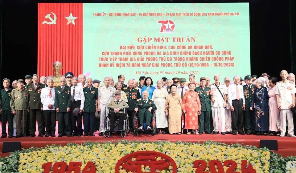 Kỷ niệm 70 năm Ngày Giải phóng Thủ đô: Trân trọng tri ân những người con ưu tú của Thủ đô