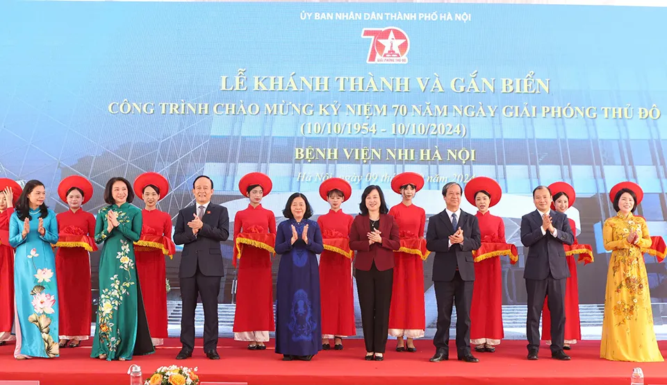 Khánh thành Bệnh viện Nhi Hà Nội