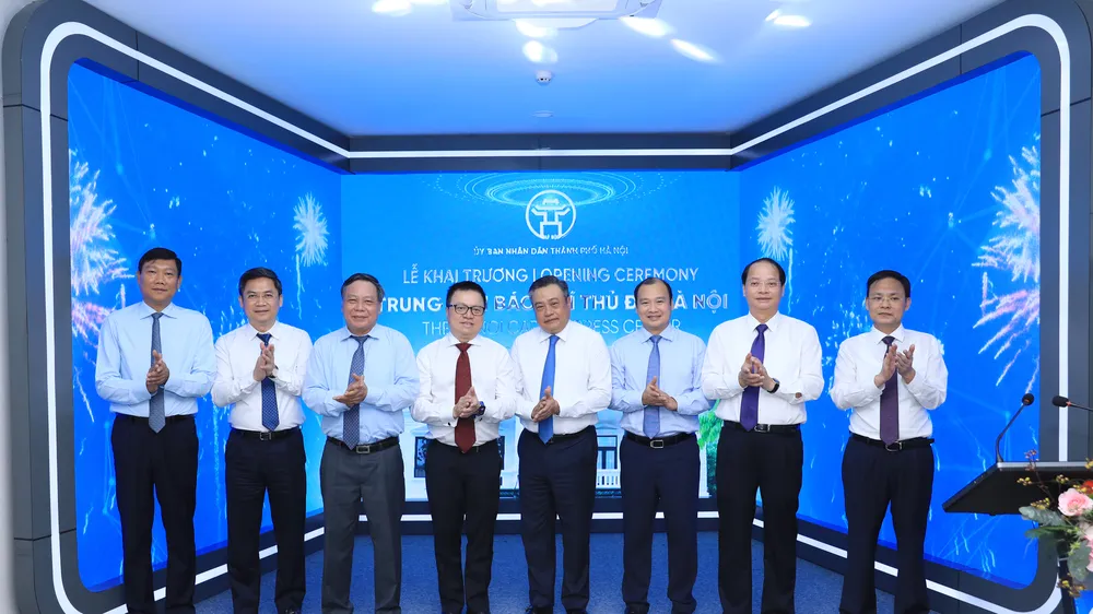 Khai trương Trung tâm Báo chí Thủ đô Hà Nội ứng dụng nhiều công nghệ AI