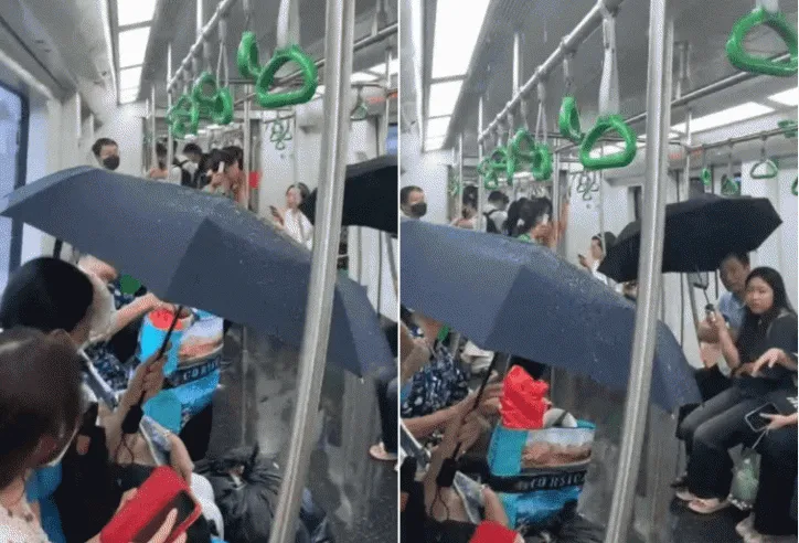 Làm rõ việc hành khách đi metro Cát Linh - Hà Đông phải dùng ô che nước “dột” ngay trong toa