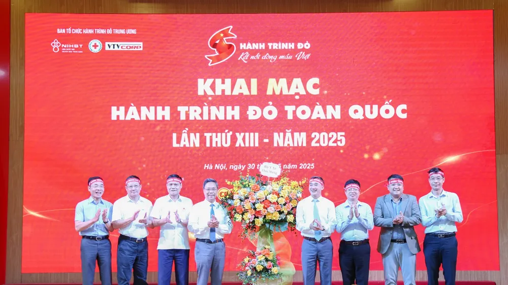 Hành trình Đỏ năm 2025 phấn đấu thu nhận được 100.000 đơn vị máu
