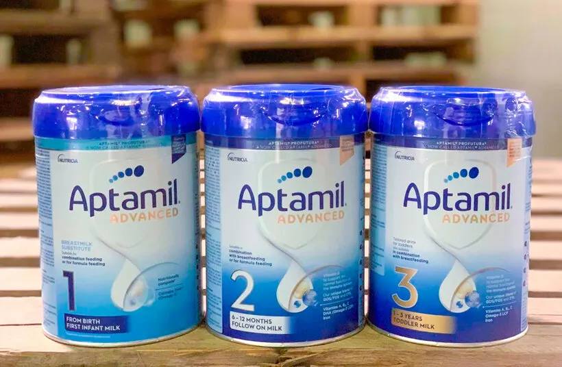 Rà soát sản phẩm sữa Aptamil Infant Formula có nguy cơ nhiễm độc tố