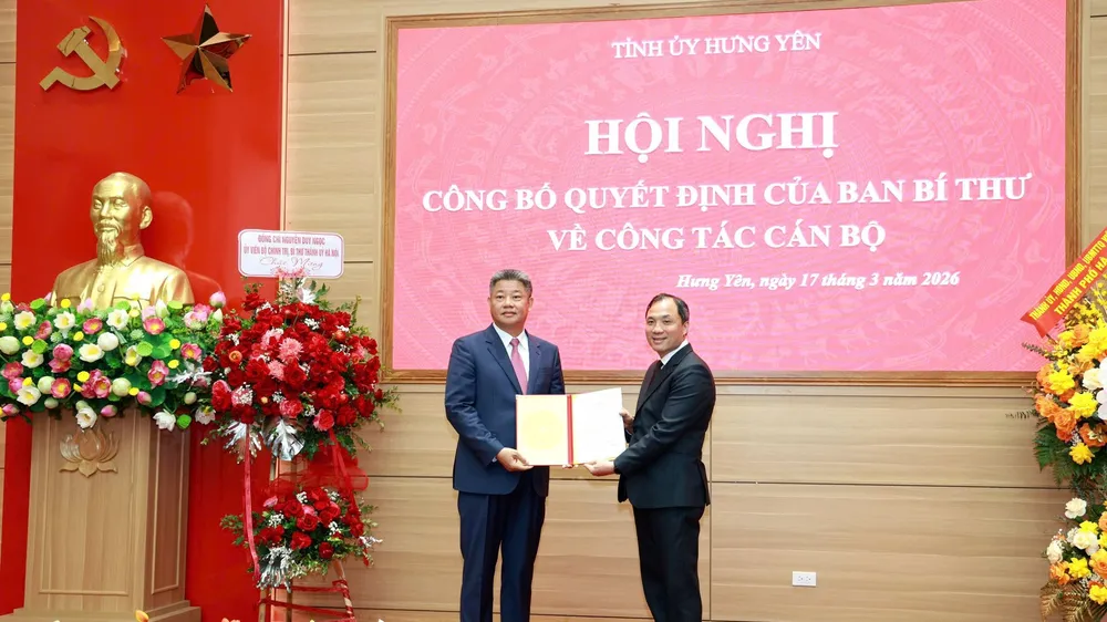 Chỉ định Phó Chủ tịch UBND TP Hà Nội Nguyễn Mạnh Quyền làm Phó Bí thư Tỉnh ủy Hưng Yên