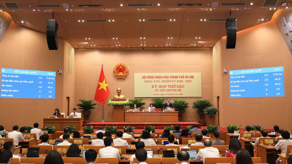 Hà Nội tổ chức lại, thành lập một số cơ quan chuyên môn theo hướng tinh gọn, đa ngành