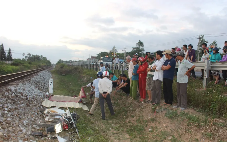 Hiện trường vụ tai nạn.