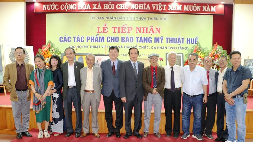 Nhiều tác phẩm nghệ thuật về với Bảo tàng Mỹ thuật Huế