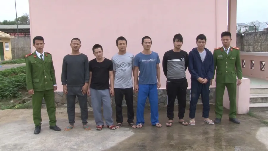 6 đối tượng côn đồ hung hãn bị bắt giữ