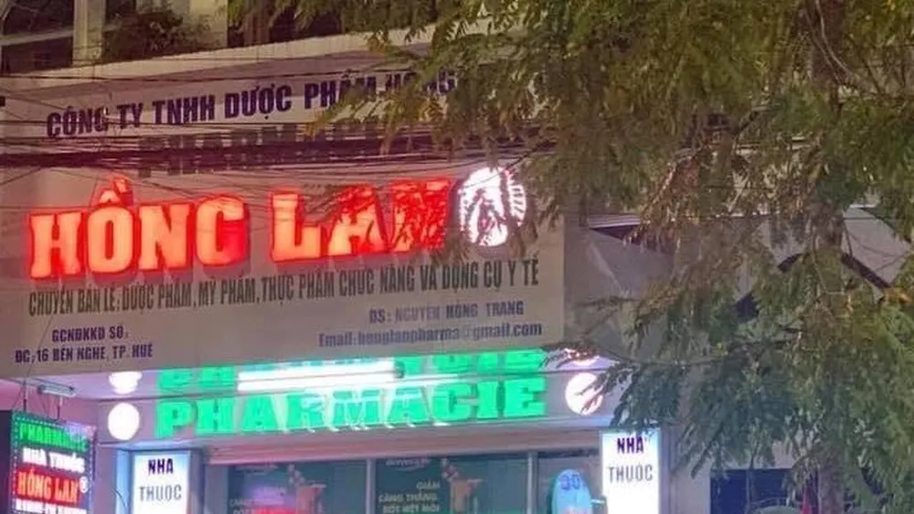Nhà thuốc Hồng Lan số 16 Bến Nghé, TP Huế