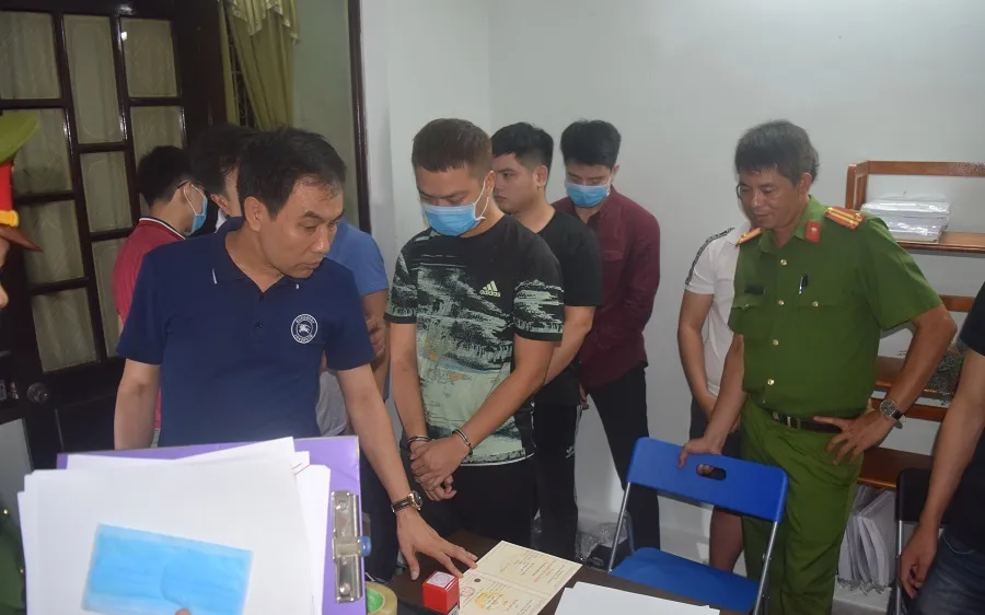 Các đối tượng ​bị bắt giữ