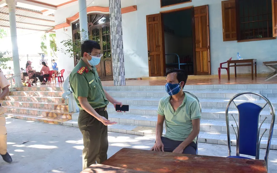 Công an làm việc với tài xế Trương Thanh Minh