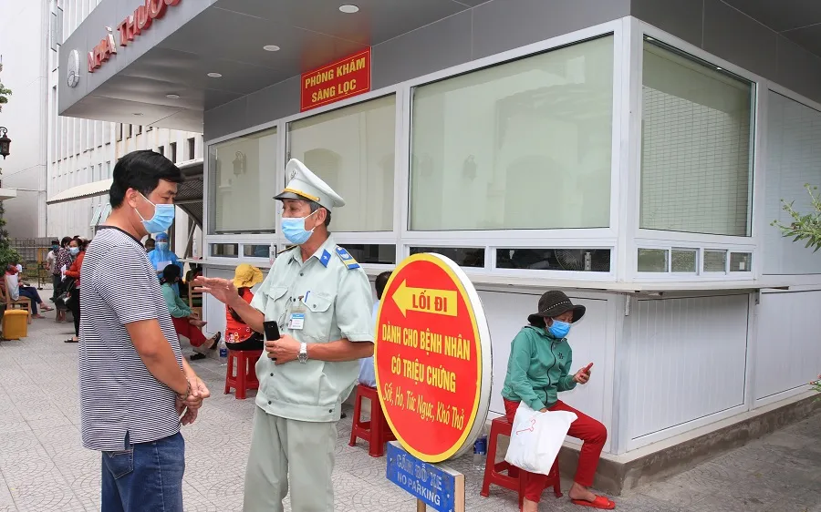 Một khu vực điều trị tại Bệnh viện Trung ương Huế