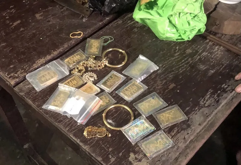 Một phần tang vật vụ án