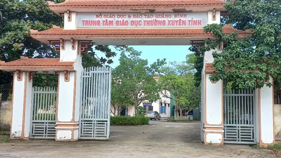 Trụ sở Trung tâm GDTX tỉnh Quảng Bình ​