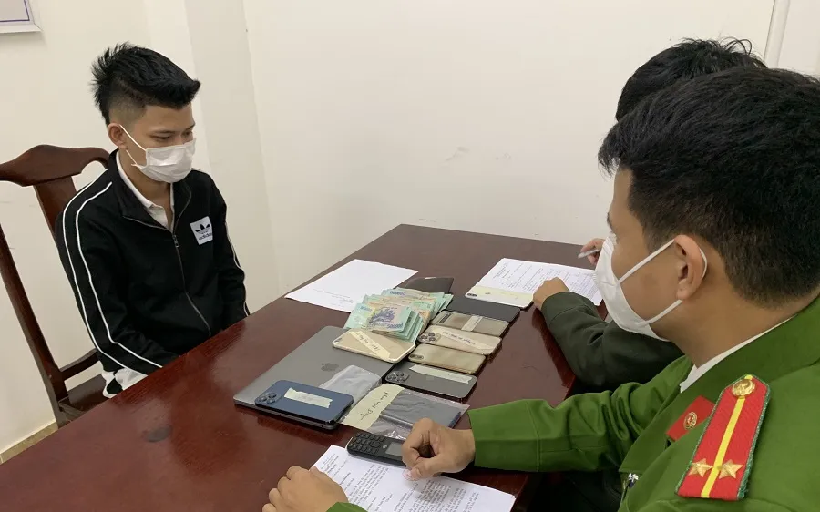 Đối tượng Nguyễn Văn Thiện bước đầu khai báo hành vi phạm tội