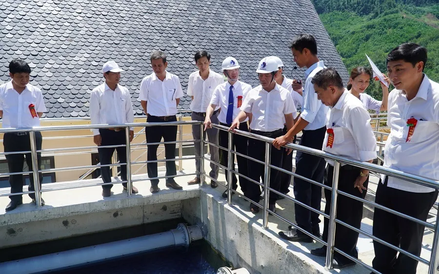 Lãnh đạo tỉnh Thừa Thiên - Huế tham quan Nhà máy nước sạch Thượng Long công suất 2.000 m3/ngày đêm ​