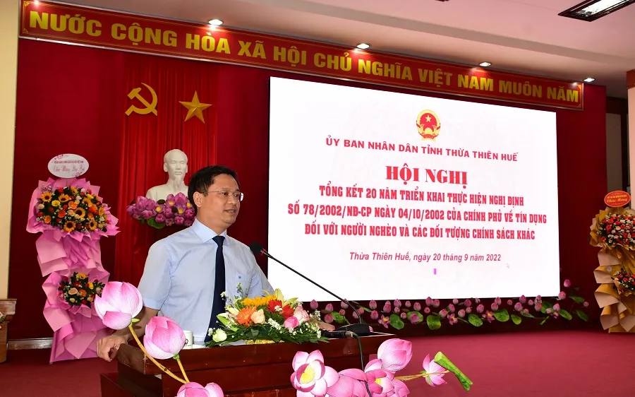 Phó Chủ tịch Thường trực UBND tỉnh Thừa Thiên – Huế Nguyễn Thanh Bình phát biểu chỉ đạo tại hội nghị ​