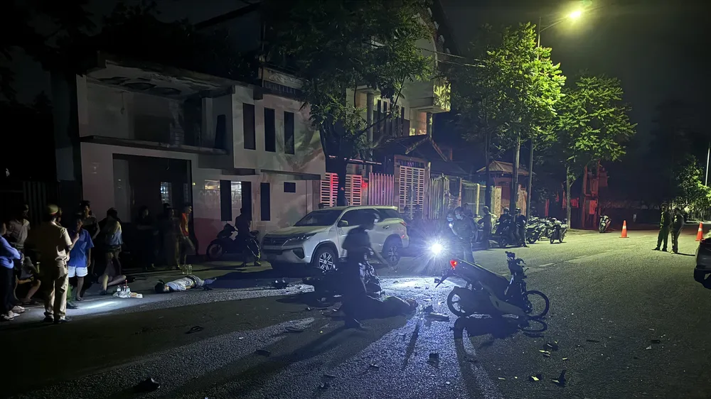 Hiện trường vụ tai nạn