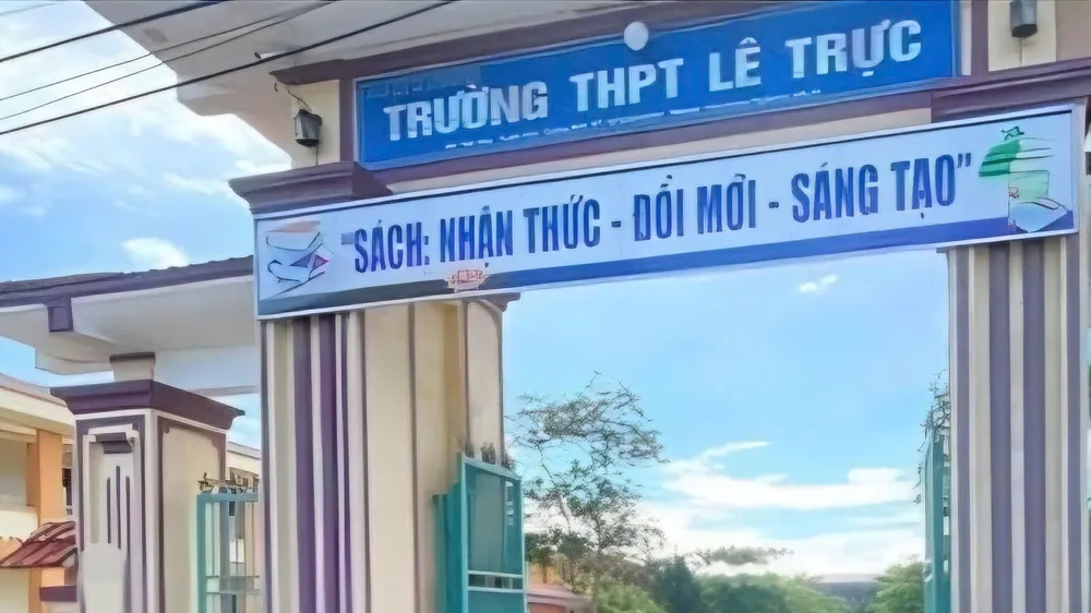 6 thí sinh thi tốt nghiệp THPT năm 2026 tại điểm thi trường THPT Lê Trực vi phạm quy chế thi