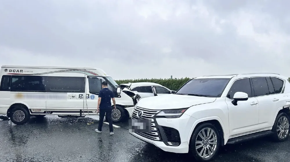 Hiện trường vụ tai nạn Ảnh: CỤC CSGT cung cấp