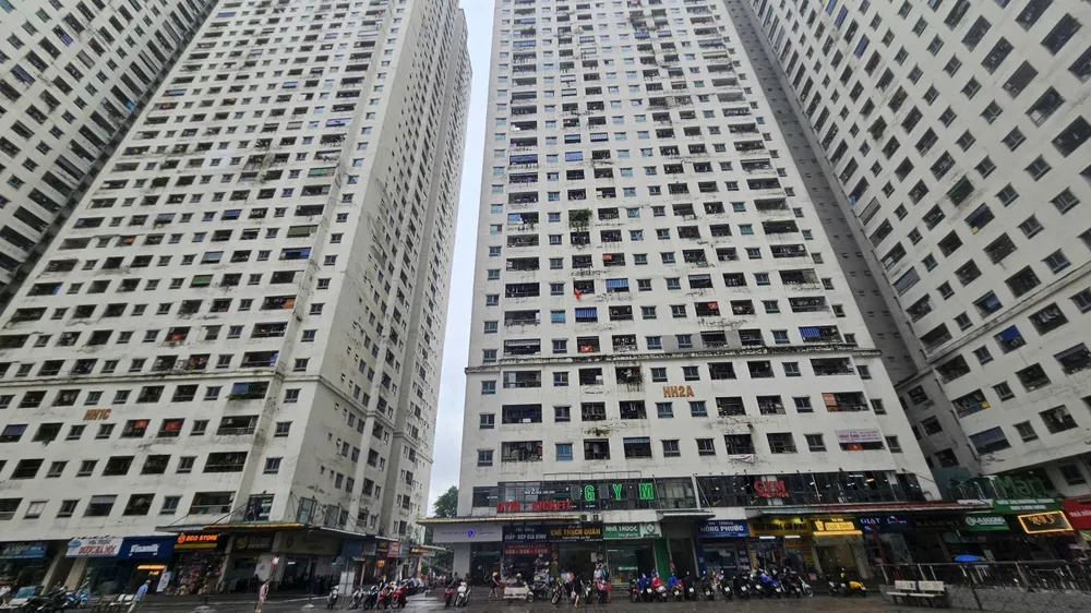 Khu chung cư HH Linh Đàm. Ảnh: TIẾN CƯỜNG