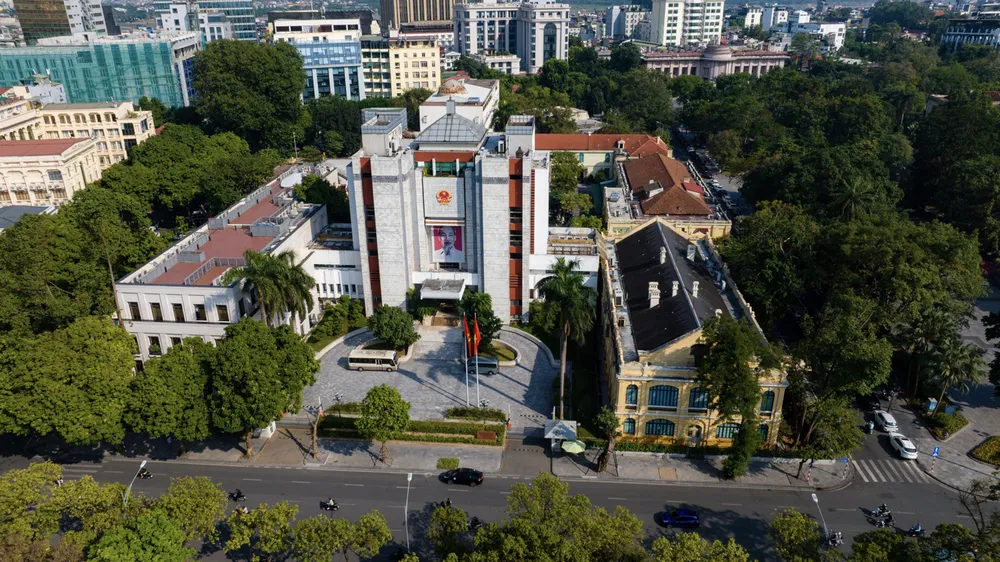 Trụ sở UBND TP Hà Nội. Ảnh: THUẬN AN