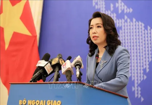 Người Phát ngôn Bộ Ngoại giao Việt Nam Lê Thị Thu Hằng. Ảnh: TTXVN