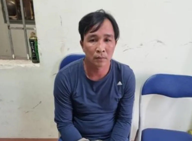 Đối tượng Nguyễn Thế Hòa lúc mới bị bắt ​