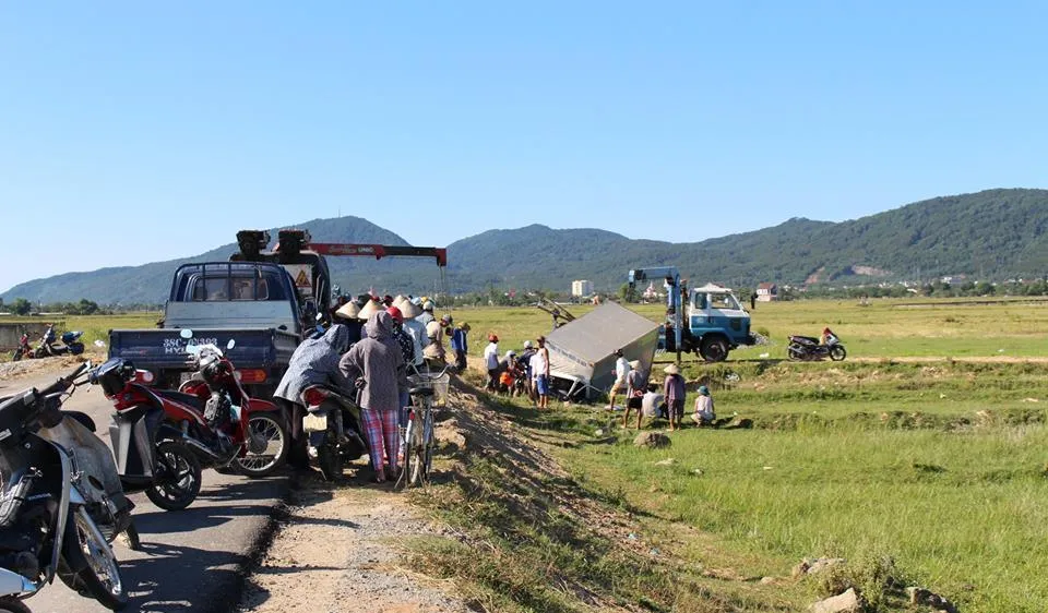 Hiện trường vụ tai nạn