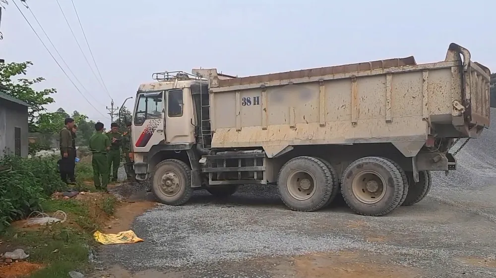 Hiện trường xảy ra vụ tai nạn