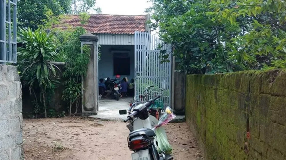 Gia đình cháu M. ở huyện Nghi Xuân, Hà Tĩnh