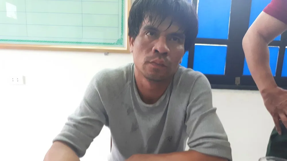  Nguyễn Văn Chiến bị bắt giữ cùng tang vật