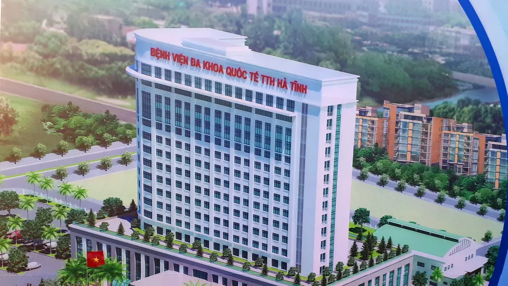 Phối cảnh Bệnh viện Đa khoa Quốc tế TTH Hà Tĩnh