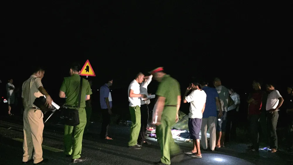 Hiện trường vụ tai nạn khiến 3 em nhỏ bị tử vong