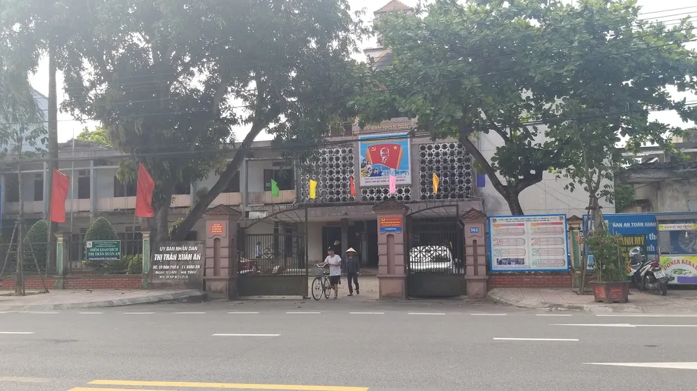 Trụ sở UBND thị trấn Xuân An, huyện Nghi Xuân, tỉnh Hà Tĩnh