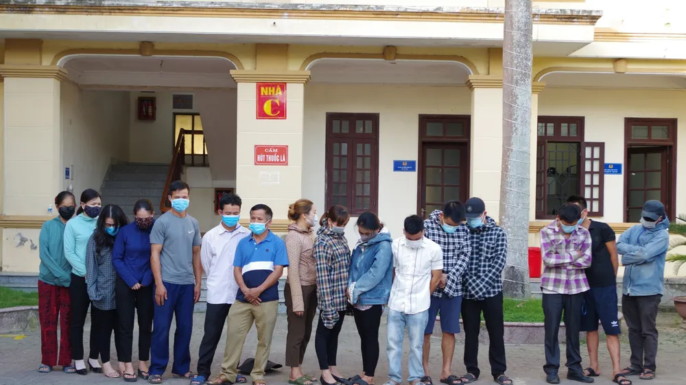 Các đối tượng liên quan tại cơ quan công an