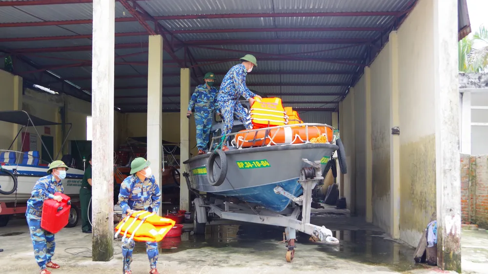 Bộ đội Biên phòng Hà Tĩnh sẵn sàng lực lượng, phương tiện phòng chống bão