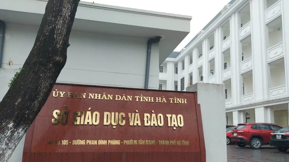 Sở Giáo dục và Đào tạo tỉnh Hà Tĩnh 