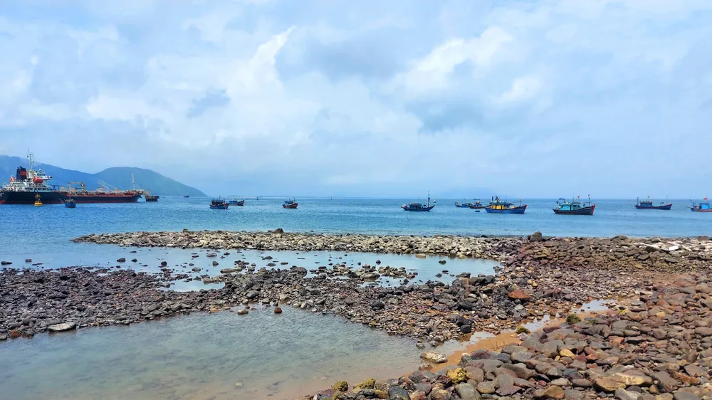 Một góc vùng biển Kỳ Anh, tỉnh Hà Tĩnh 