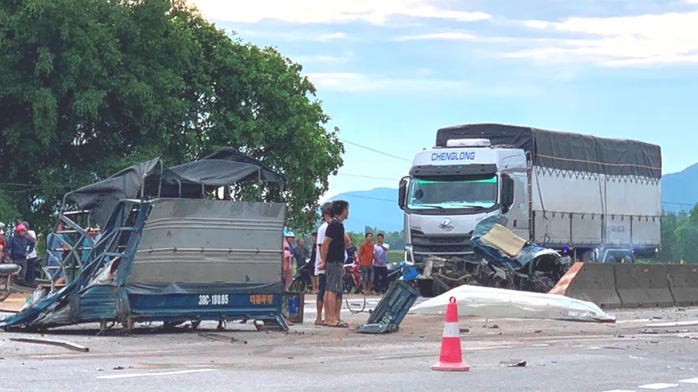 Hiện trường vụ tai nạn 