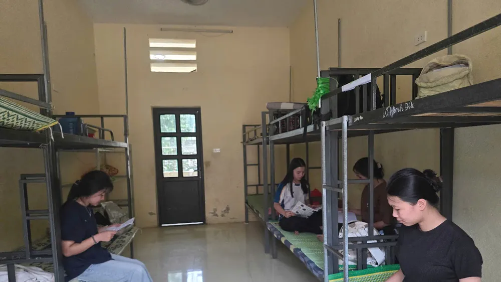 Thí sinh ở xa được bố trí ăn, ở miễn phí tại ký túc xá Trường PTDT Nội Trú -THCS Quan Sơn
