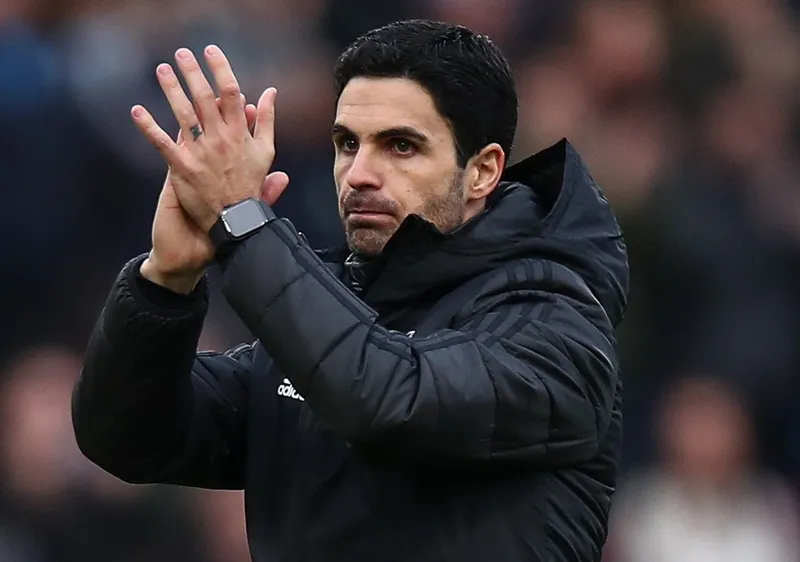 HLV Mikel Arteta sẽ phải trải qua thêm thời gian thử thách khác. Ảnh: Getty Images 