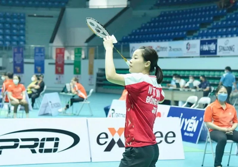 VĐV Thùy Linh sẽ thi đấu giải vô địch châu Á 2022. Ảnh: Zoominton