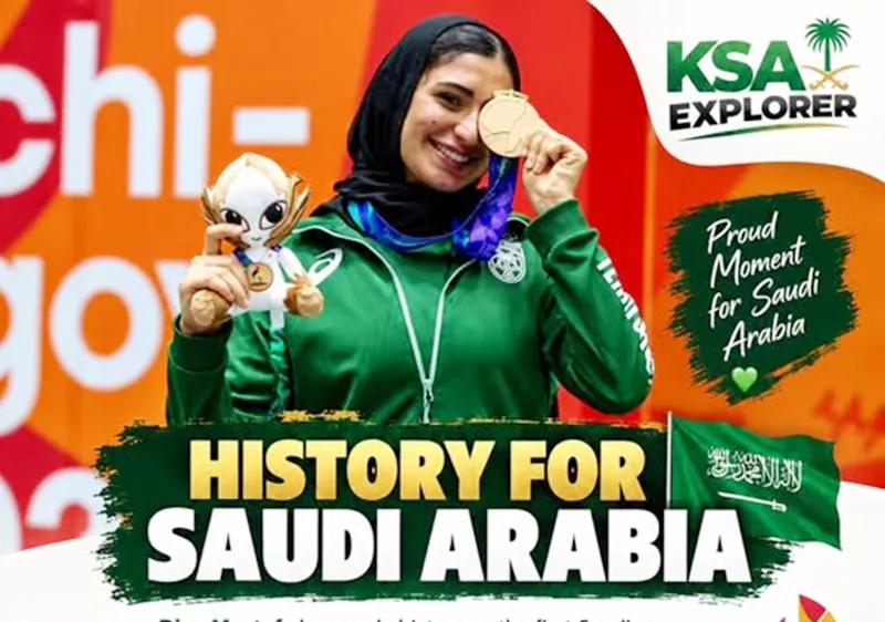 Saudi Arabia có nữ vận động viên đầu tiên giành huy chương ASIAD