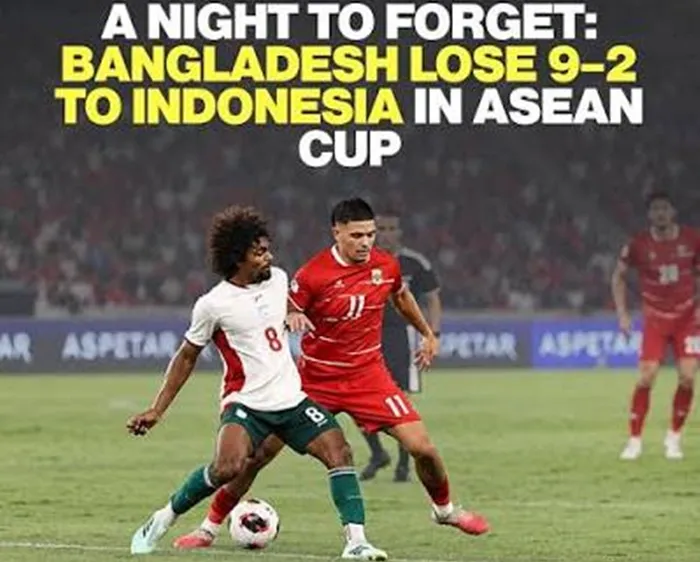 Indonesia thắng Bangladesh 9-2 giành vé vào chung kết FIFA ASEAN Cup