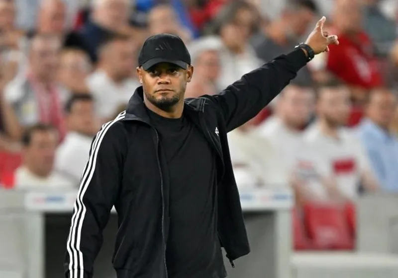 HLV trưởng Vincent Kompany của Bayern Munich. Ảnh: THX