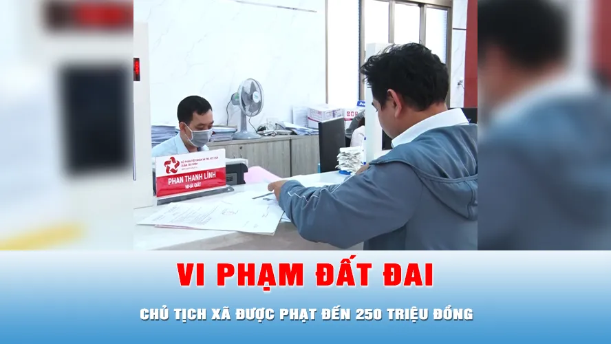 Podcast tin thời sự ngày 12-8: Từ ngày 31-8, Chủ tịch xã được phạt vi phạm đất đai đến 250 triệu đồng