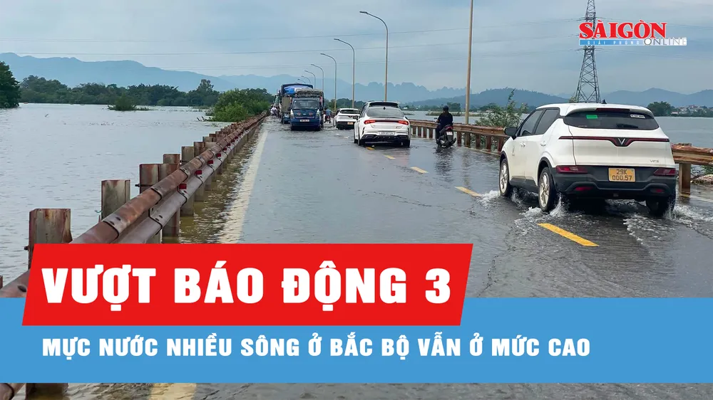 Nhiều sông ở Bắc bộ có lũ trên báo động 3, nước sông Cửu Long tiếp tục lên nhanh