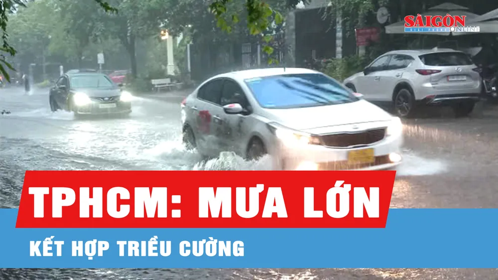 TPHCM: Cảnh báo triều cường tăng nhanh trên sông Sài Gòn