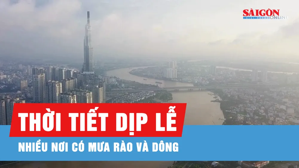 Dự báo TPHCM có mưa, cục bộ mưa to dịp nghỉ lễ 2-9
